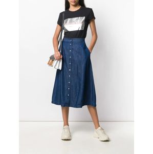 Calvin Klein dámská propínací džínová sukně Indigo - 27/NI (863)